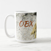 OBX Ghost Crab North Carolina Fotografie Kaffeetasse (Links)