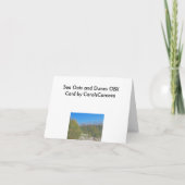 OBX-Karte für Hafer und Dünen Karte (Rückseite)