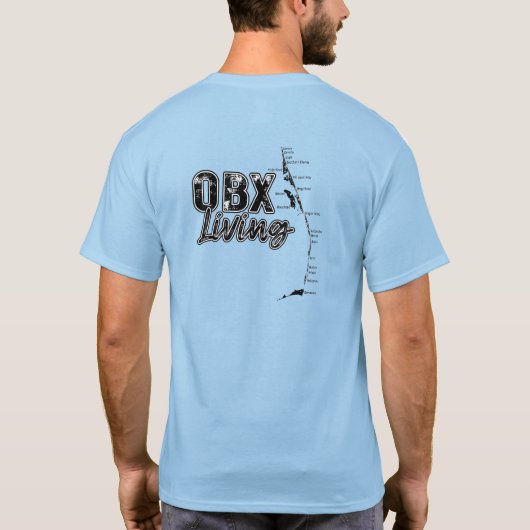 OBX lebt zurück T-Shirt (Rückseite)
