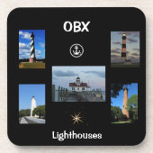 OBX-Leuchtturm Getränkeuntersetzer (Vorderseite)