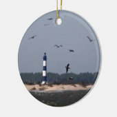 OBX-Leuchtturm Keramik Ornament (Links)