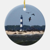 OBX-Leuchtturm Keramik Ornament (Hinten)