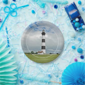 OBX-Leuchtturm Pappteller (Party)