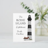 OBX-Leuchtturm Postkarte (Stehend Vorderseite)