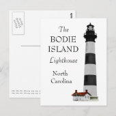OBX-Leuchtturm Postkarte (Vorne/Hinten)