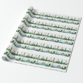 OBX-LEUCHTTÜRME GESCHENKPAPIER (Ungerollt)