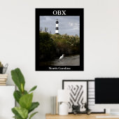 OBX, North Carolina Lighthouse Poster (Heimbüro)