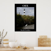 OBX, North Carolina Lighthouse Poster (Küche)