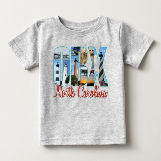 OBX-Orte Baby T-shirt (Vorderseite)