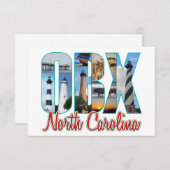 OBX-Orte Dankeskarte (Vorne/Hinten)