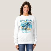 OBX Outer Banks Coastal Vibes Sweatshirt (Vorne ganz)