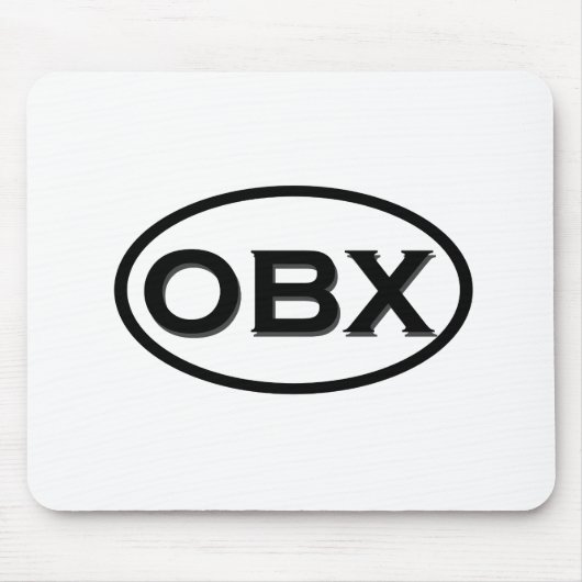 OBX Oval-Logo Mousepad (Vorne)
