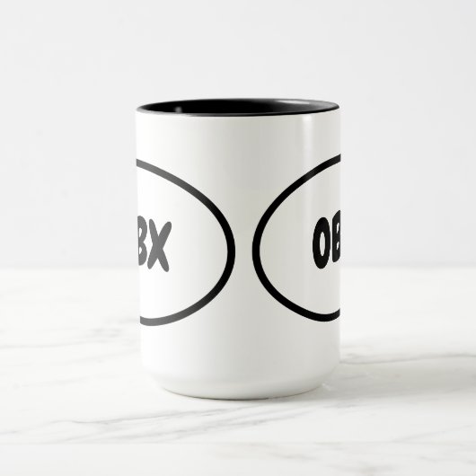 OBX Oval Tasse (Zentrum)