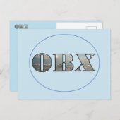 OBX-Strandtext Postkarte (Vorne/Hinten)