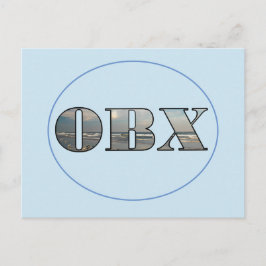 OBX-Strandtext Postkarte