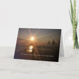 OBX SUNRISE Grußkarte Dankeskarte