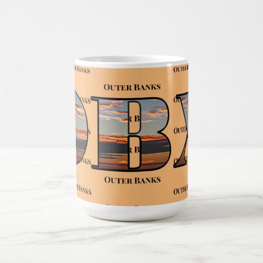 OBX Sunrise Text Kaffeetasse (Mittel)