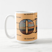OBX Sunrise Text Kaffeetasse (Links)