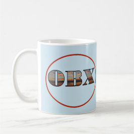 OBX Sunrise Text Kaffeetasse