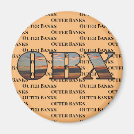 OBX Sunrise Text Magnet