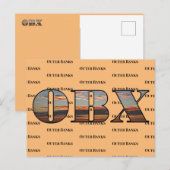 OBX Sunrise Text Postkarte (Vorne/Hinten)