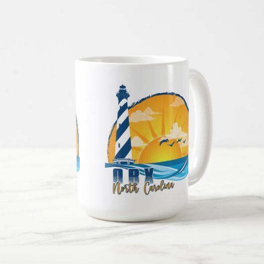 OBX Sunset Kaffeetasse (VorderseiteRechts)