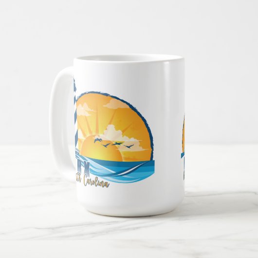 OBX Sunset Kaffeetasse (Vorderseite Links)