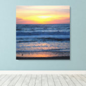 OBX Sunset-Leinwand Leinwanddruck (Insitu (Holzboden))