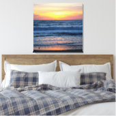 OBX Sunset-Leinwand Leinwanddruck (Insitu (Schlafzimmer))