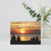 OBX Sunset Watch Postkarte (Stehend Vorderseite)