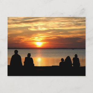 OBX Sunset Watch Postkarte