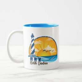 OBX Sunset Zweifarbige Tasse