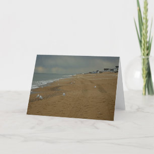 OBX Tag am Strand 5 x 7 Grußkarte Karte
