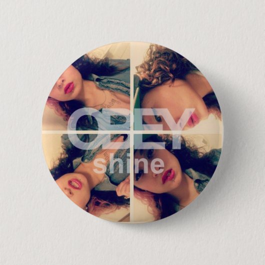 OBYLES: Glanz Button (Vorderseite)