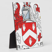 O'Byrne Familienwappen Fotoplatte (Seite)