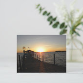 OC-Gazebo-Sonnenuntergang Postkarte (Stehend Vorderseite)