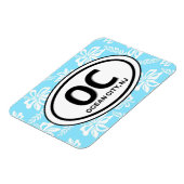 OC Ocean City NJ Blue Magnet (Linke Seite)