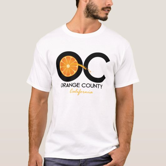 OC - orange Landkreis, Kalifornien saftiges T-Shirt (Vorderseite)