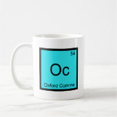 Oc - Oxford Comma Chemistry Element Symbol Grammar Kaffeetasse (Links)