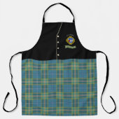 O'Cahan Irish Shield & Tartan Personalisiert Kilt Schürze (Vorderseite)