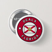 Ocala Florida Button (Vorne & Hinten)