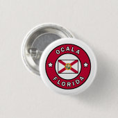 Ocala Florida Button (Vorne & Hinten)