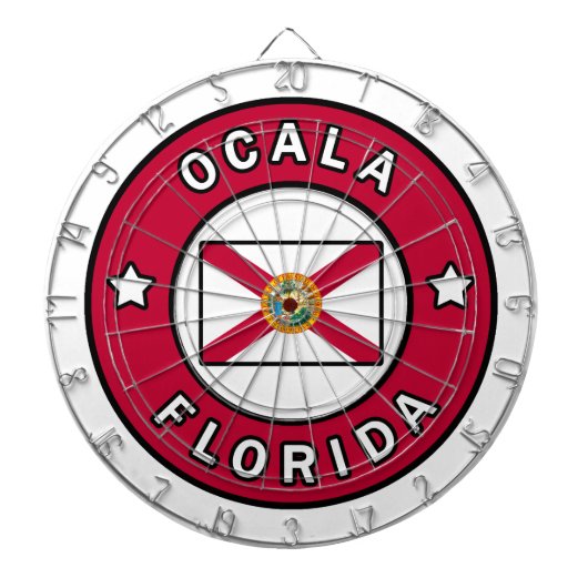 Ocala Florida Dartscheibe (vorne)