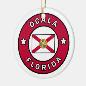 Ocala Florida Keramik Ornament (Links)