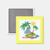 Ocala, Florida-Kühlschrank-Magnetvorlage Magnet (Vorderseite/Rückseite)