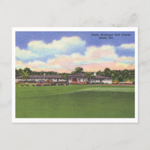 Ocala Florida Municipal Golf Course Vintage Postkarte