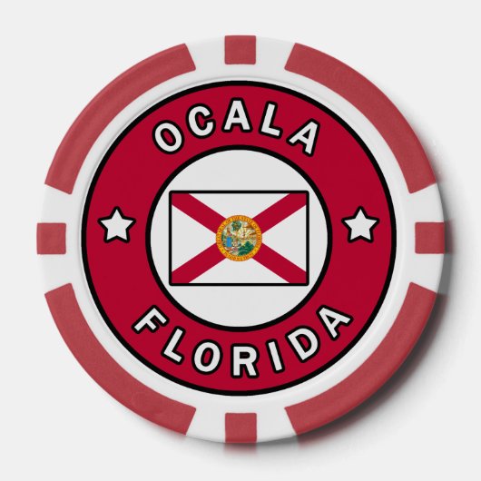 Ocala Florida Pokerchips (Vorderseite)