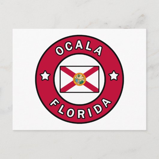 Ocala Florida Postkarte (Vorderseite)