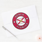 Ocala Florida Quadratischer Aufkleber (Umschlag)
