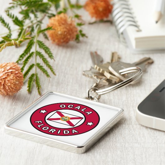 Ocala Florida Schlüsselanhänger (Seite)
